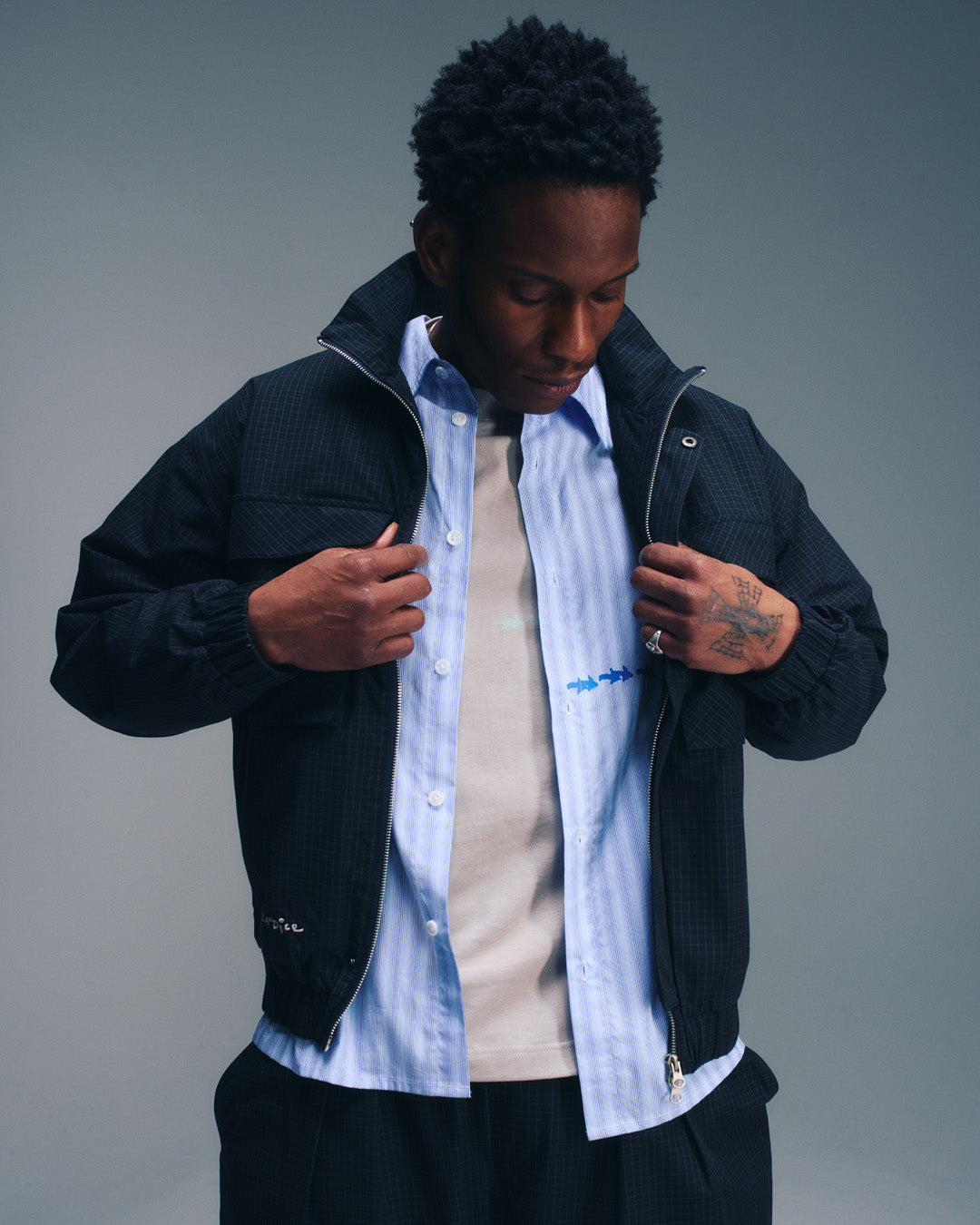 Taki Checkered Jacket