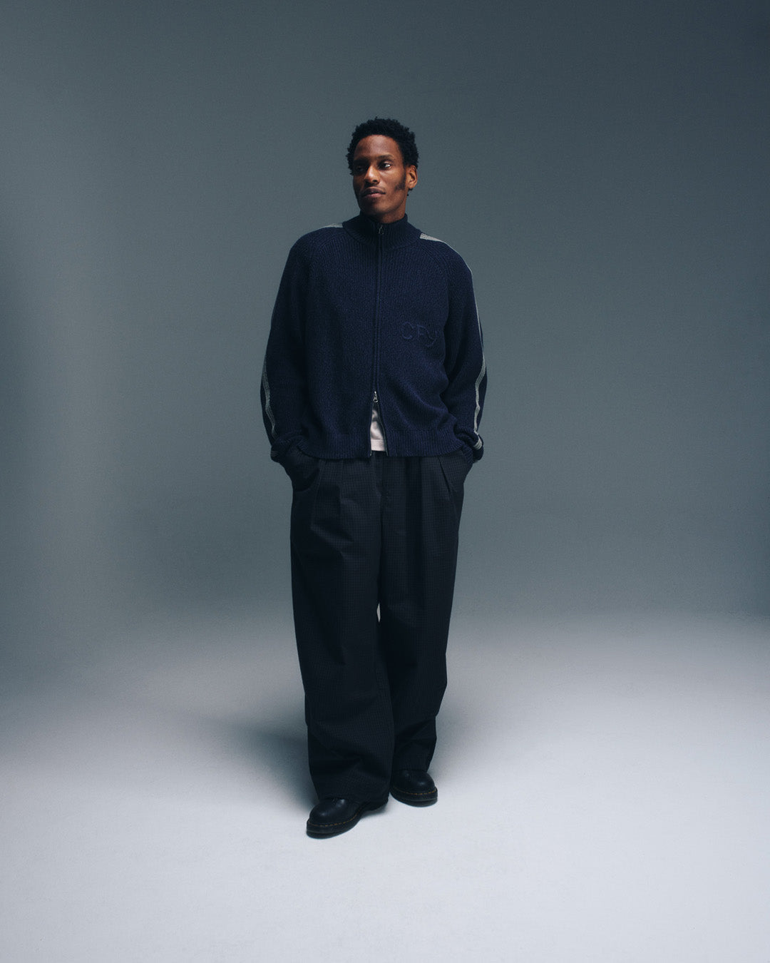 Wolfe Zip Knit