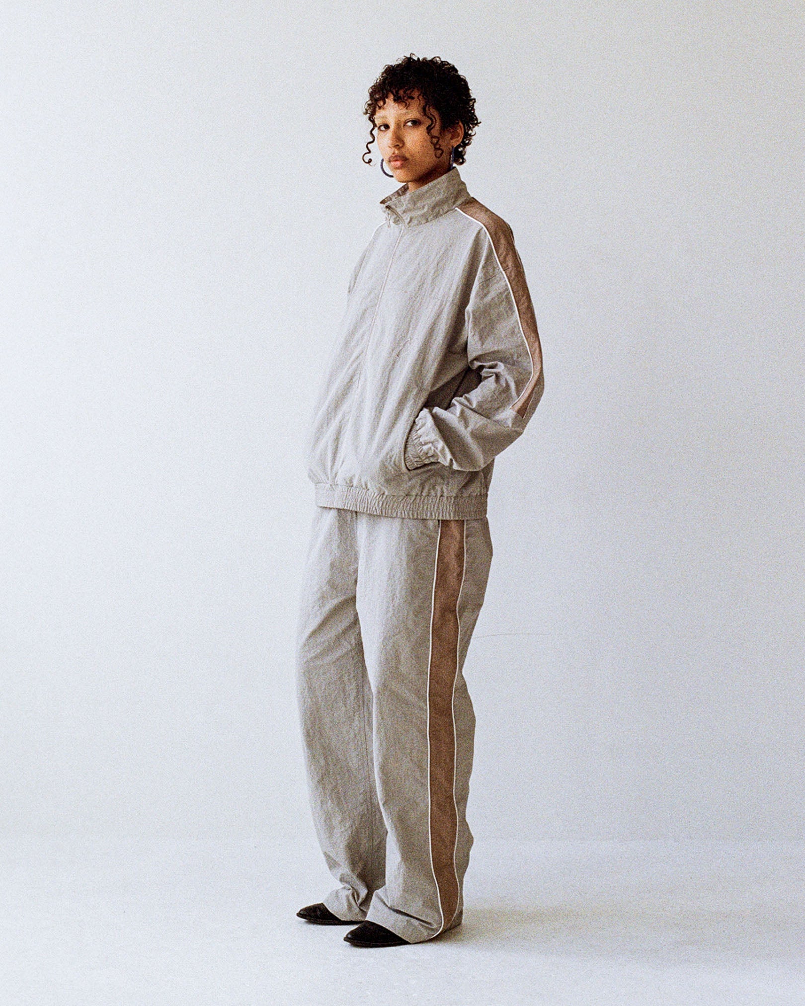 CANDICE | Nylon Track Pants
