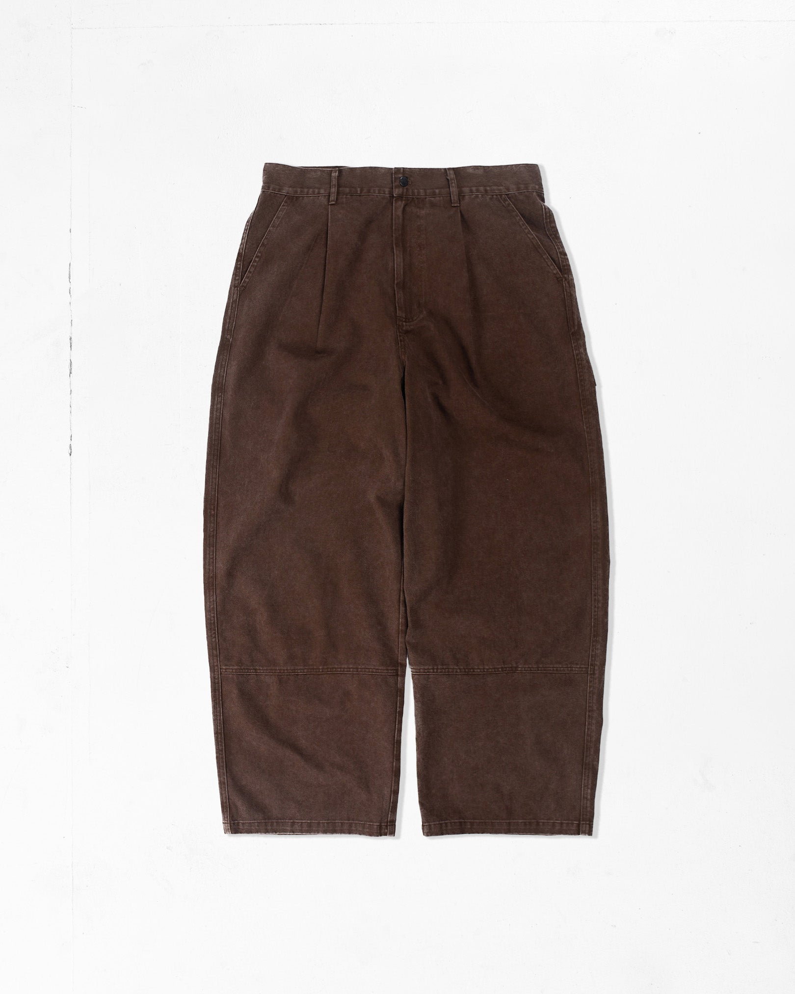 Earth Washed Pleated Pants