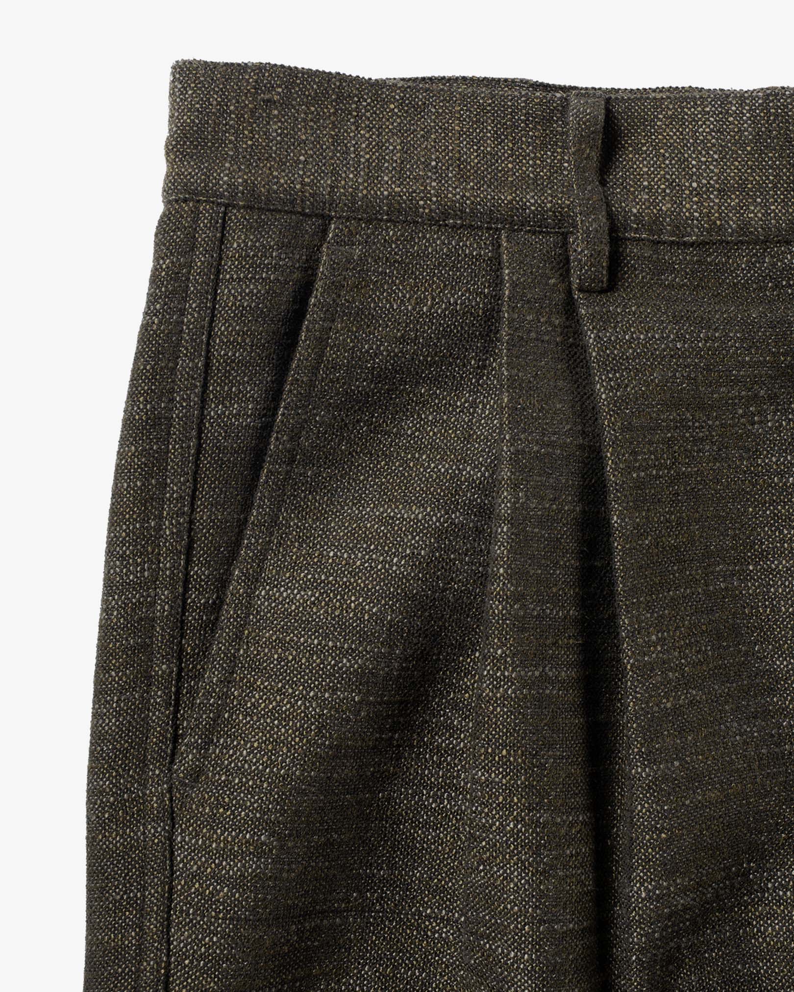 Post Double Pleated Pants