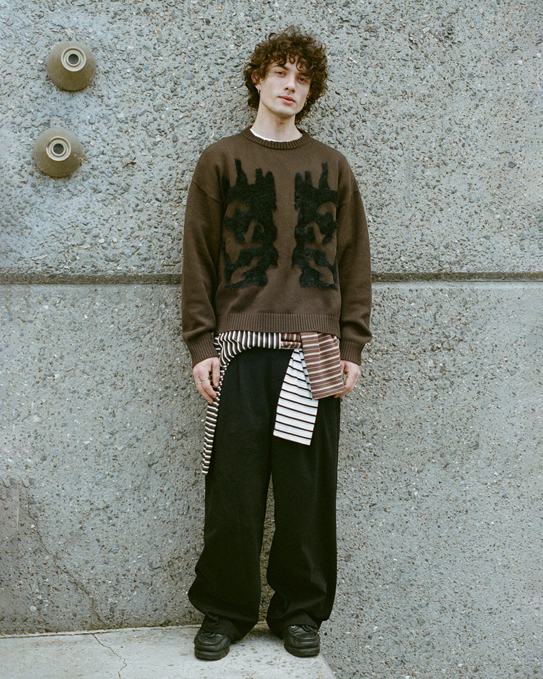 Warp Knit Sweater