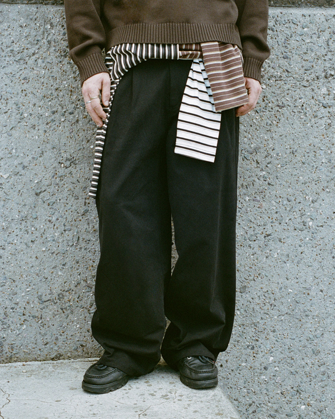 Double Pleated Pants