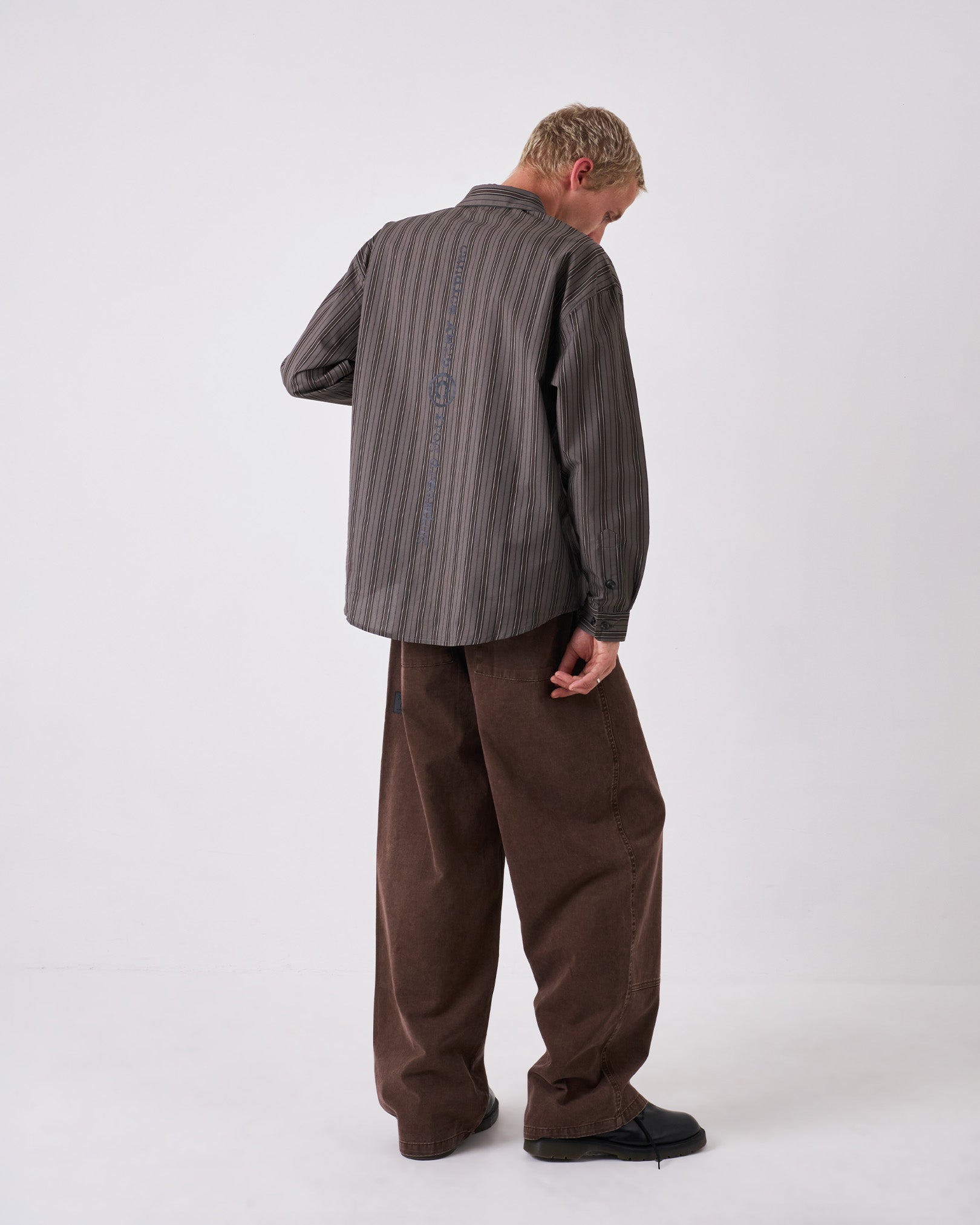 Earth Washed Pleated Pants