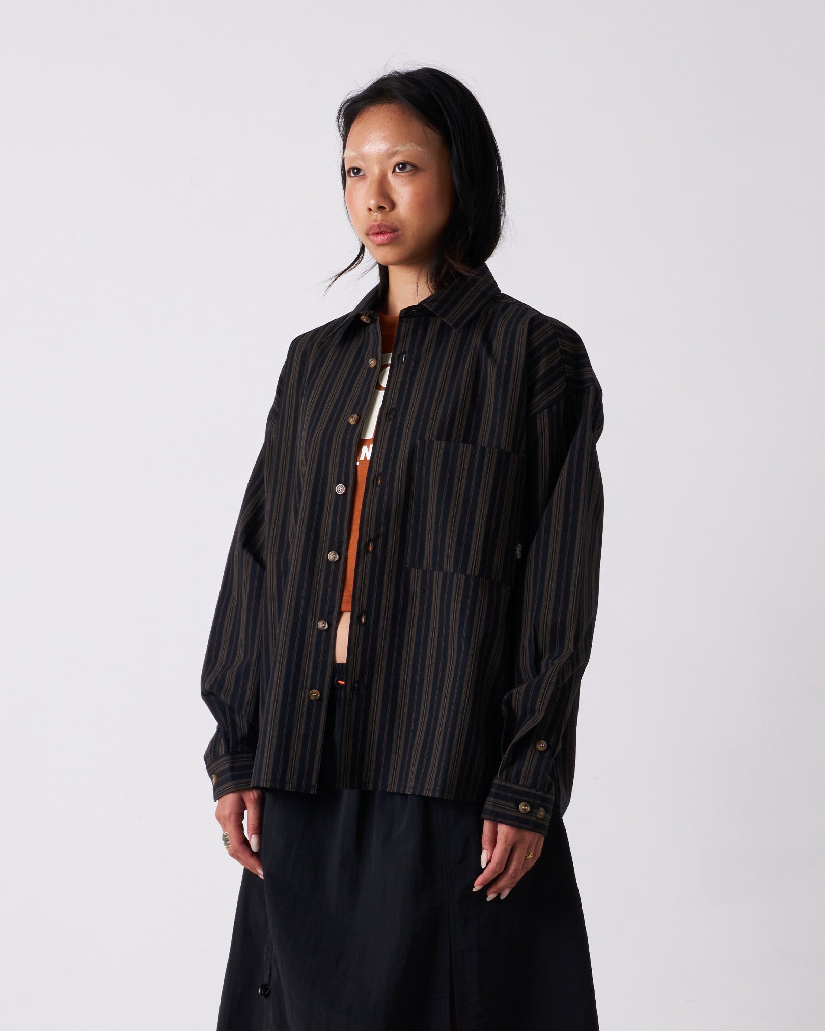 Raw Striped Shirt