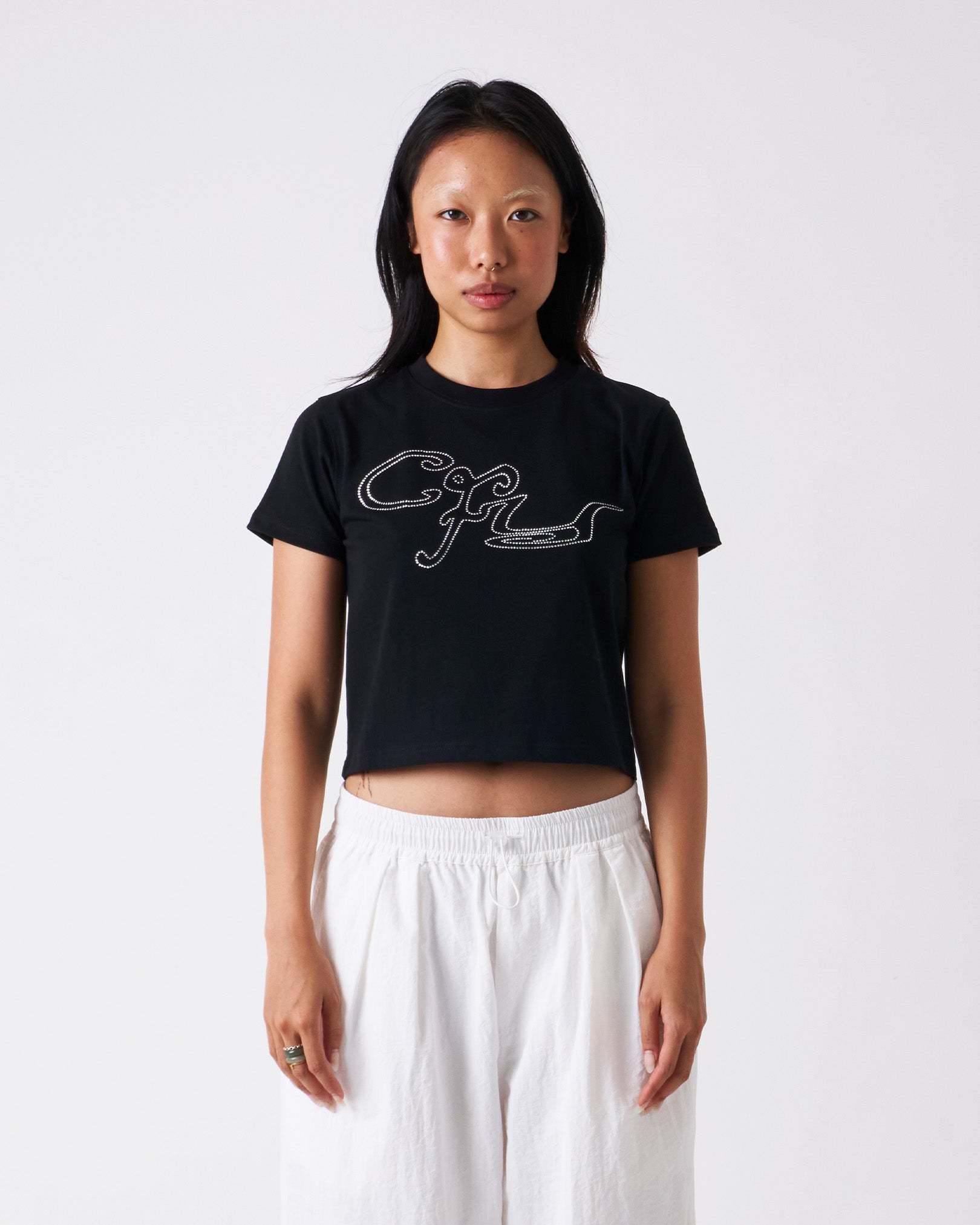 Rhinestone Baby Tee